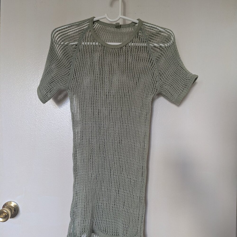 Perfect Army Mesh Tee Green
